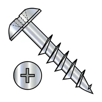 JFAST 0812DPTD - 8-11X3/4  Phillips Truss Deep Thread Wood Screw 2/3 Thread Zinc Bake, Case Quantity: 
10,000