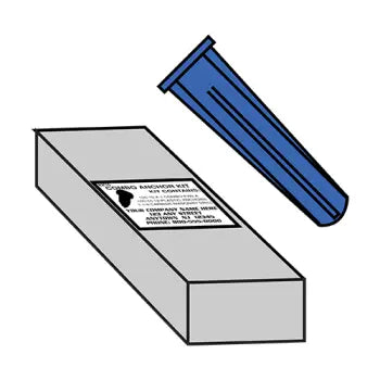 JFAST 1424PACPK - 14-16  Conical Plastic Anchor Kit, Case Quantity: 
10