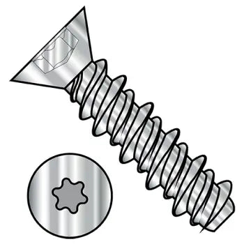 JFAST 0816HTF188 - 8-18X1  6 Lobe Flat High Low Screw Fully Threaded 18 8 Stainless Steel, Case Quantity: 
3,500