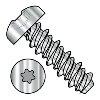 JFAST 1010HTP410 - 10-16X5/8 #8HD  Six Lobe Pan High Low Screw Fully Threaded 4 10 Stainless Steel, Case Quantity: 
3,000