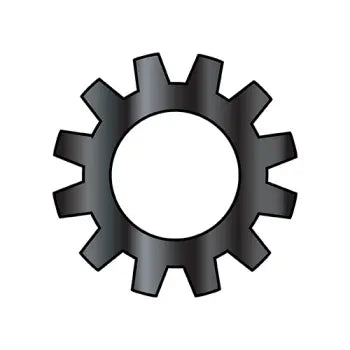 JFAST 37WEB - 3/8" External Tooth Lock Washers, Steel, Black Oxide, Case Quantity: 6000