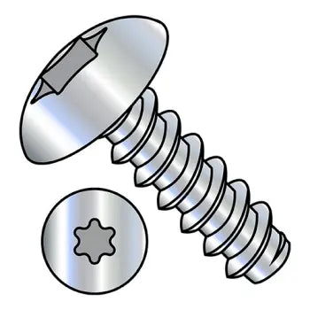 JFAST 0806BTT - 8-18X3/8  6 Lobe Full Contour Truss Self Tapping Screw Type B Full Thread Zinc And Bake, Case Quantity: 
10,000