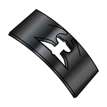 JFAST 210146 - C7000-632-4  Flat Steel Spring Nut Black Phosphate, Case Quantity: 
5,000