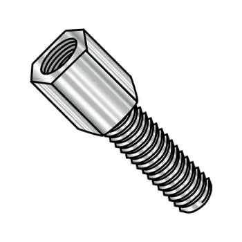 JFAST 100704JM303 - 4-40X7/16  3/16 Hex Jackscrew Male 300 Series Stainless Steel, Case Quantity: 
500