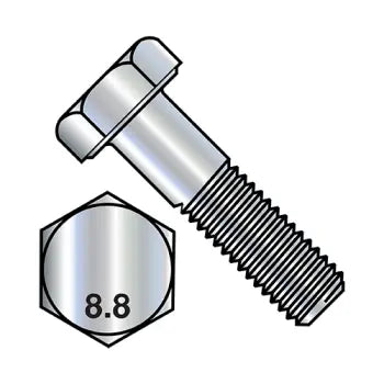 JFAST M10110D9318 - M10X110  Din 931 Class 8.8 Steel Metric Partially Threaded Cap Screw Zinc, Case Quantity: 
100
