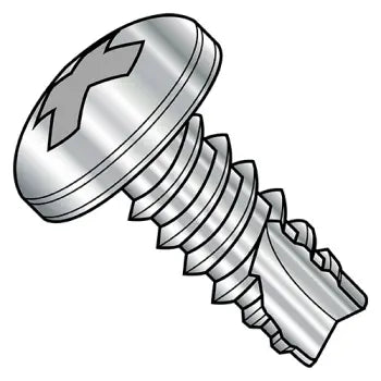 JFAST 10065PP410 - 10-16X3/8  Phillips Pan Thread Cutting Screw Type 25 Fully Threaded 410 Stainless Steel, Case Quantity: 
4,000