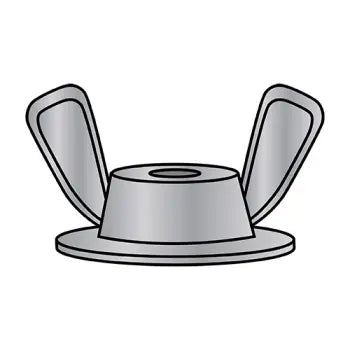 JFAST 3112NWA - 5/16-18X3/4X1  Washer Based Wing Nut Die Cast Zinc Alloy, Case Quantity: 
1,000