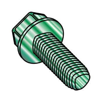 JFAST 0606RWG - 6-32X3/8  Ind Hex Washer Taptite Alternative Thread Roll Screw Fully Thrd Zc GreenBakeWax, Case Quantity: 
10,000